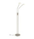 Silvio Multi Arm Floor Lamp Matt Sand 2x LED 2700/3350/4000K-10