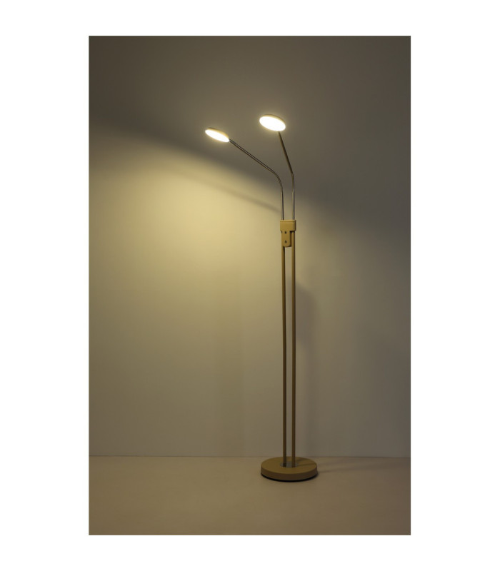 Silvio Multi Arm Floor Lamp Matt Sand 2x LED 2700/3350/4000K-11