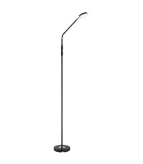 Silvio Task Floor Lamp Matt Black LED 2700/3350/4000K-1