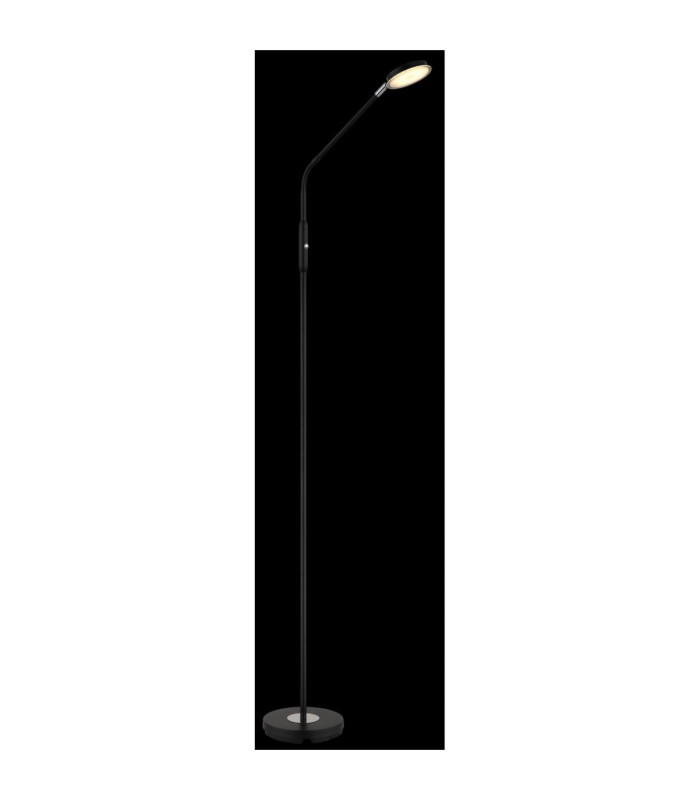 Silvio Task Floor Lamp Matt Black LED 2700/3350/4000K-6