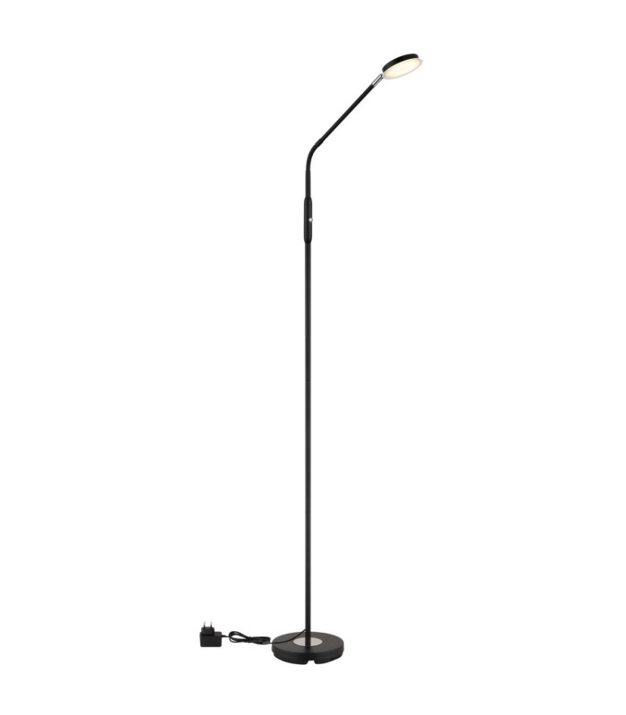 Silvio Task Floor Lamp Matt Black LED 2700/3350/4000K-9