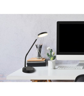 Silvio Desk Task Lamp Matt Black LED 2700/3350/4000K-2