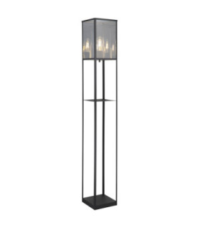 Tabitha Floor Lamp Matt Black E27-1