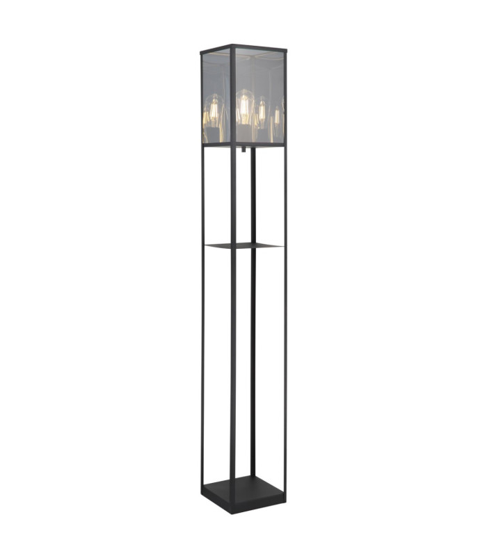 Tabitha Floor Lamp Matt Black E27-1