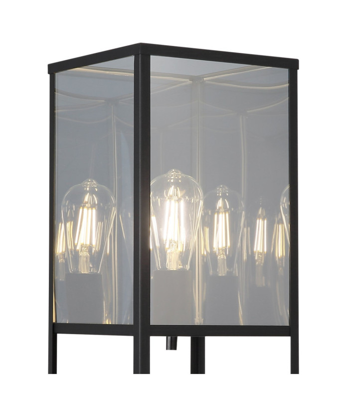 Tabitha Floor Lamp Matt Black E27-5