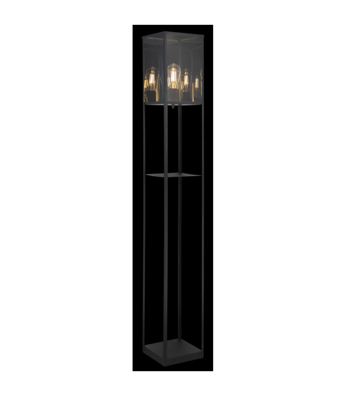 Tabitha Floor Lamp Matt Black E27-6