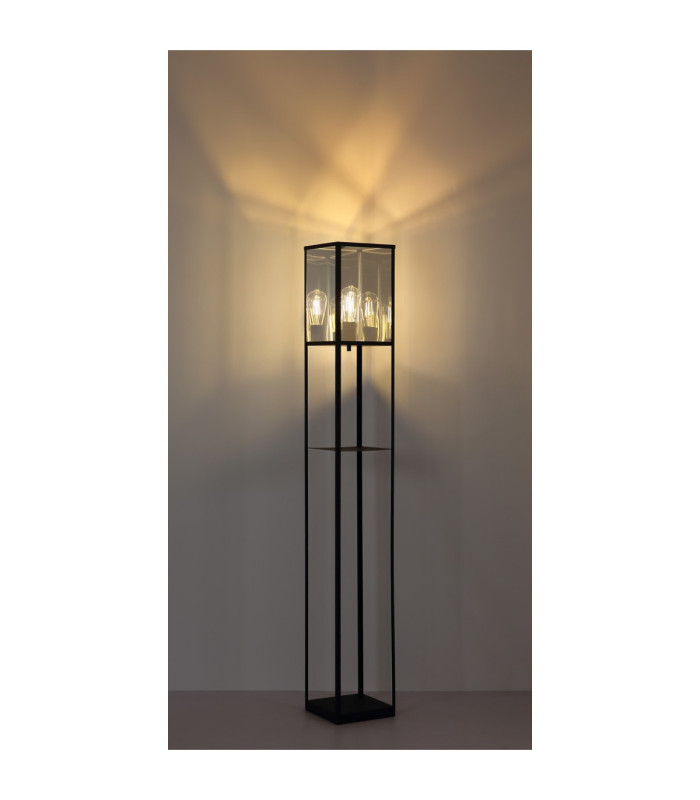 Tabitha Floor Lamp Matt Black E27-9