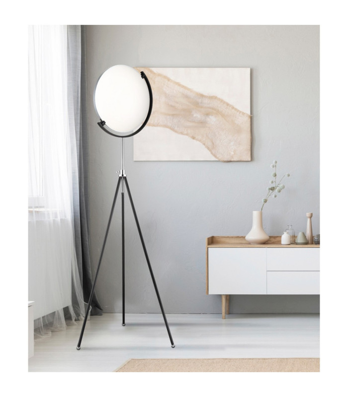 Miro Tripod Floor Lamp Matt Black LED 2700/6500K-2