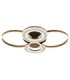 Mara Semi Flush Ceiling Light Matt Black LED 2700/6000K-1