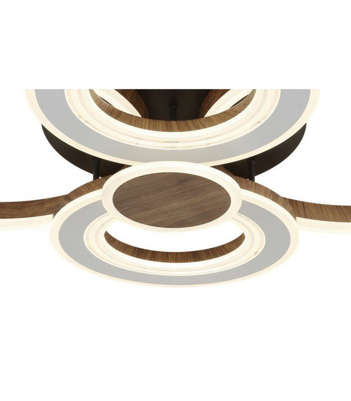 Mara Semi Flush Ceiling Light Matt Black LED 2700/6000K-3