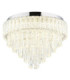 Crystalia 50cm Ceiling Light Chrome LED 2700/6000K-1