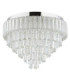 Crystalia 50cm Ceiling Light Chrome LED 2700/6000K-3