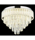 Crystalia 50cm Ceiling Light Chrome LED 2700/6000K-5