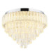 Crystalia 50cm Ceiling Light Chrome LED 2700/6000K-6