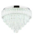 Crystalia 50cm Ceiling Light Chrome LED 2700/6000K-7