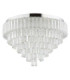 Crystalia 60cm Ceiling Light Chrome LED 2700/6000K-2