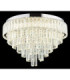 Crystalia 60cm Ceiling Light Chrome LED 2700/6000K-3