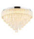 Crystalia 60cm Ceiling Light Chrome LED 2700/6000K-4
