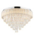 Crystalia 60cm Ceiling Light Chrome LED 2700/6000K-7