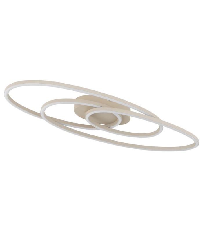 Spira Semi Flush Ceiling Light Matt White LED 3000K-2