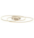 Spira Semi Flush Ceiling Light Matt White LED 3000K-3