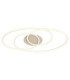 Spira Semi Flush Ceiling Light Matt White LED 3000K-4