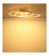 Spira Semi Flush Ceiling Light Matt White LED 3000K-5