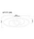 Spira Semi Flush Ceiling Light Matt White LED 3000K-7