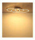 Spira Semi Flush Ceiling Light Matt Black LED 3000K-5