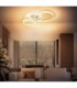Rubio Semi Flush Ceiling Light Matt Sand LED 3000K-7