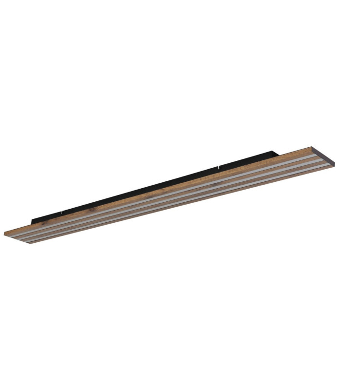 Hayden Semi Flush Ceiling Light Matt Black LED 2700/6500K-3