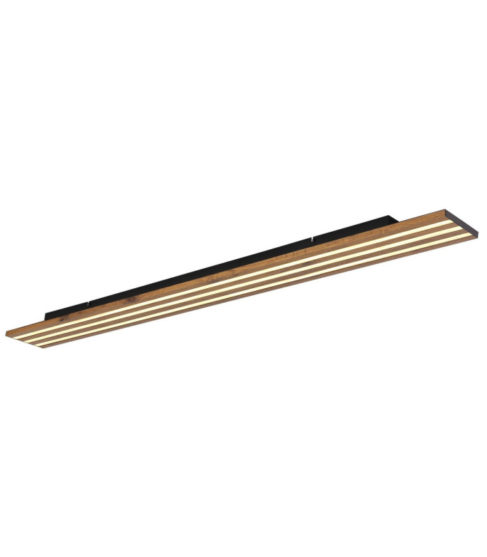 Hayden Semi Flush Ceiling Light Matt Black LED 2700/6500K-6