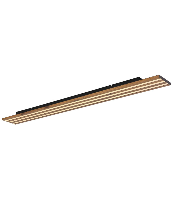 Hayden Semi Flush Ceiling Light Matt Black LED 2700/6500K-10