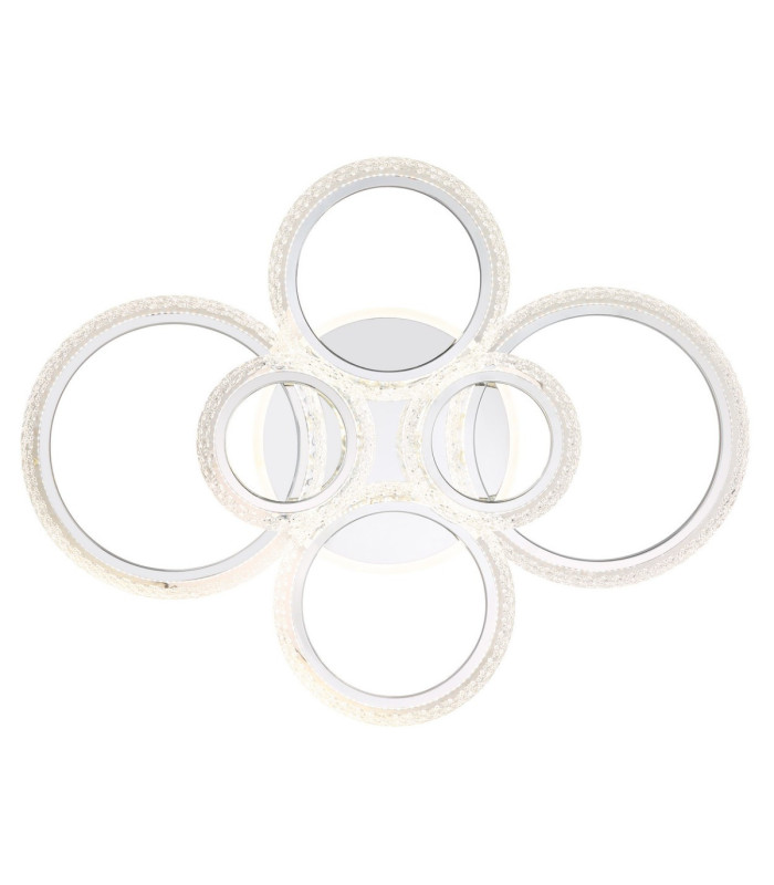 Salinas Semi Flush Ceiling Light Chrome LED 2700/4000/6000K-4
