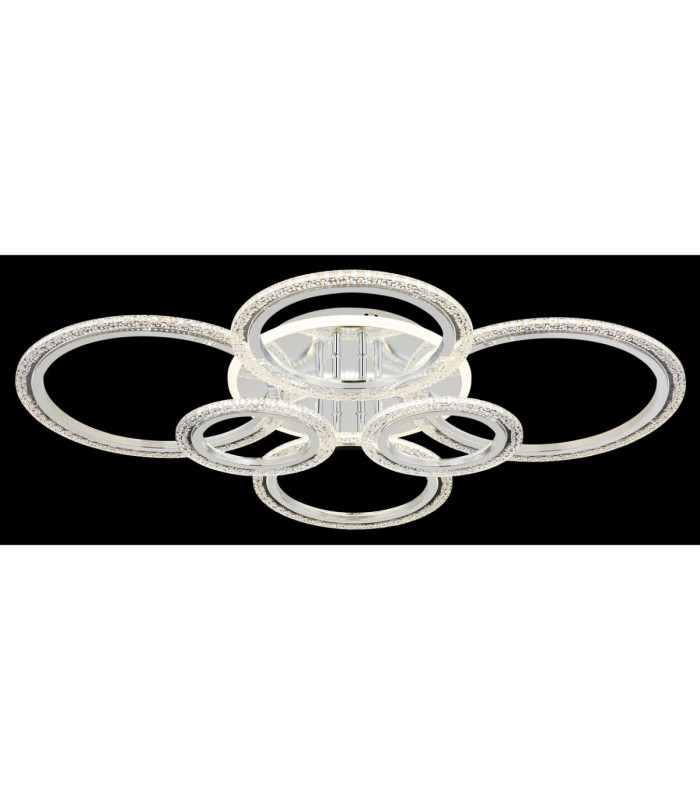 Salinas Semi Flush Ceiling Light Chrome LED 2700/4000/6000K-5