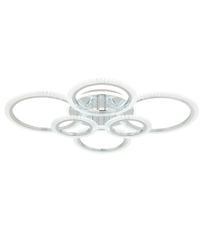 Salinas Semi Flush Ceiling Light Chrome LED 2700/4000/6000K-7