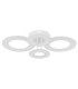 Anthony Semi Flush Ceiling Light Matt White LED 3000/4200/6500K-3