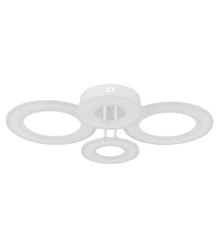 Anthony Semi Flush Ceiling Light Matt White LED 3000/4200/6500K-3