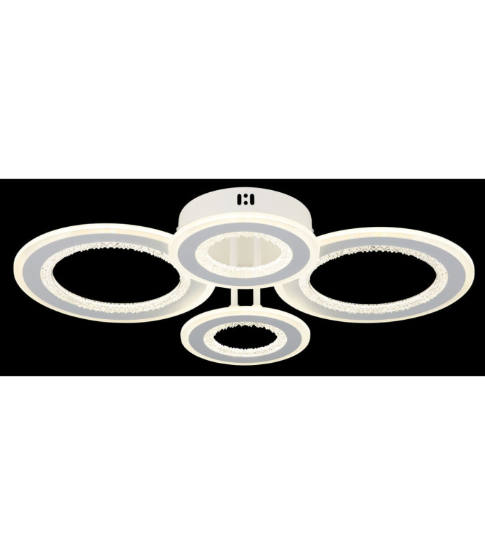 Anthony Semi Flush Ceiling Light Matt White LED 3000/4200/6500K-6