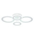 Anthony Semi Flush Ceiling Light Matt White LED 3000/4200/6500K-8