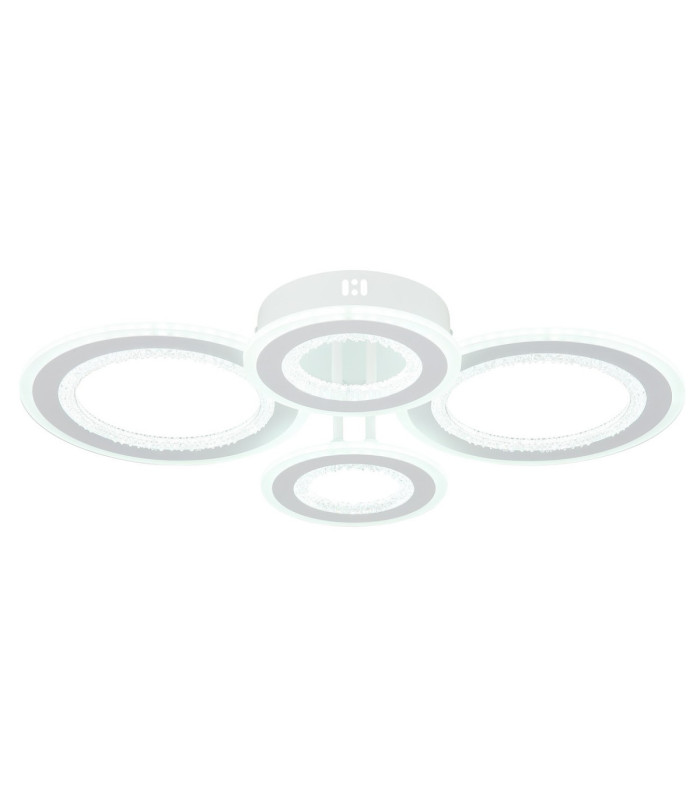 Anthony Semi Flush Ceiling Light Matt White LED 3000/4200/6500K-8