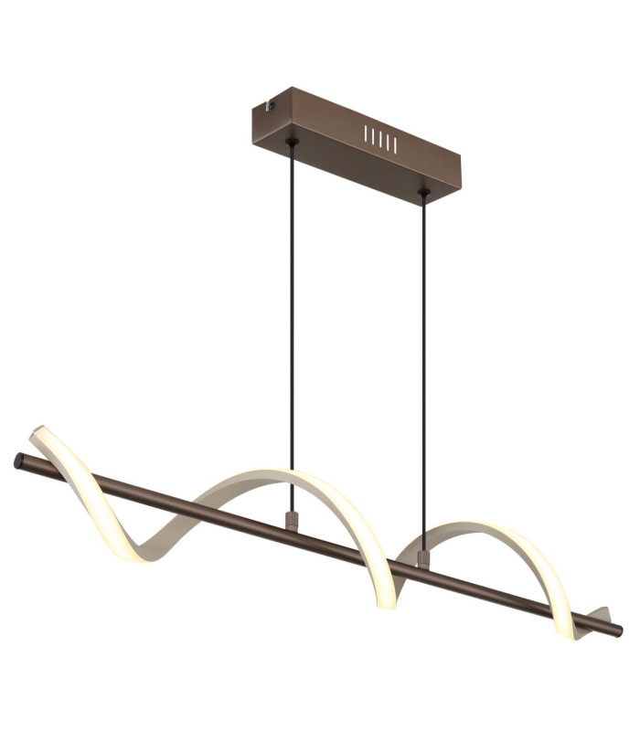 Spiro Pendant Ceiling Light Matt Coffee LED 3000K-1