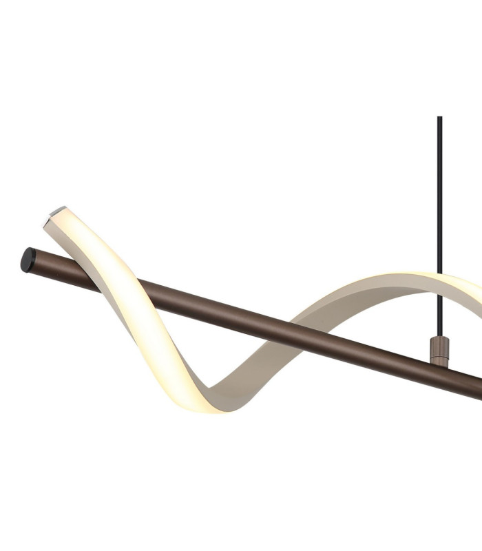Spiro Pendant Ceiling Light Matt Coffee LED 3000K-5