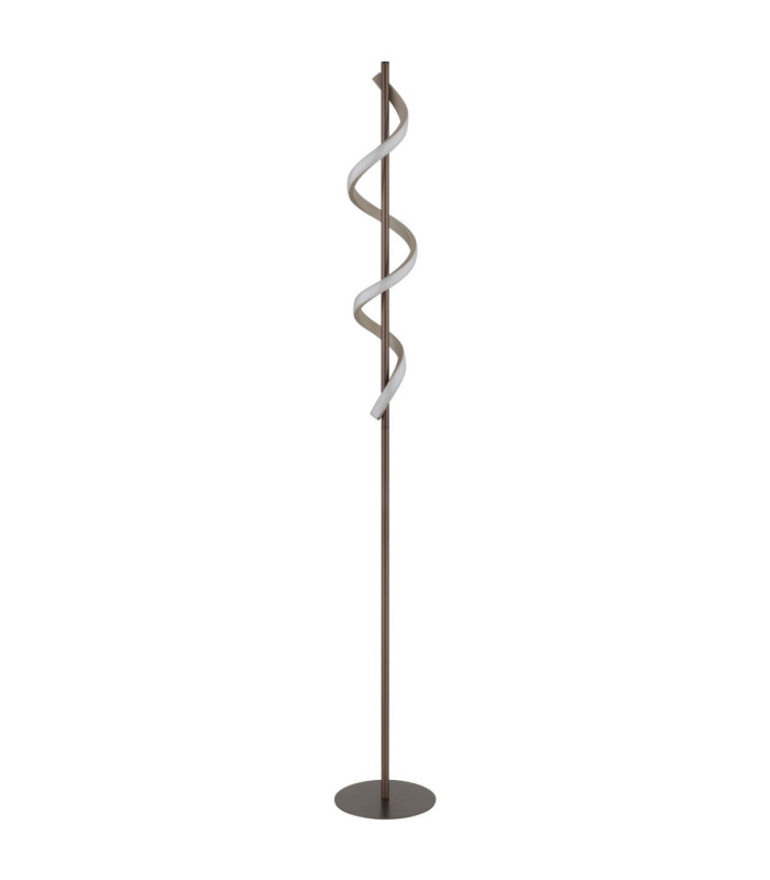 Spiro LED Integrated Floor Lamp Matt Coffee LED 3000K-3
