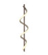 Spiro LED Integrated Floor Lamp Matt Coffee LED 3000K-4