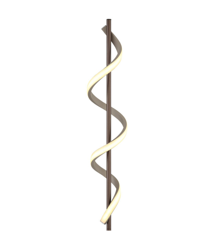 Spiro LED Integrated Floor Lamp Matt Coffee LED 3000K-4