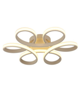 Orbita Semi Flush Ceiling Light Matt Sand LED 3000K-1