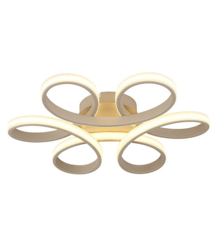 Orbita Semi Flush Ceiling Light Matt Sand LED 3000K-1