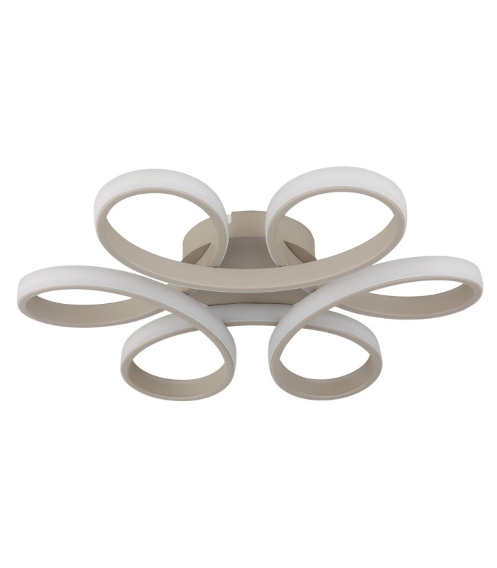 Orbita Semi Flush Ceiling Light Matt Sand LED 3000K-3