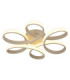Orbita Semi Flush Ceiling Light Matt Sand LED 3000K-5